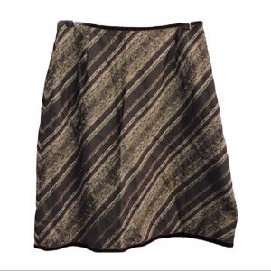 J Jill Knee Length A Line Skirt Size 10P